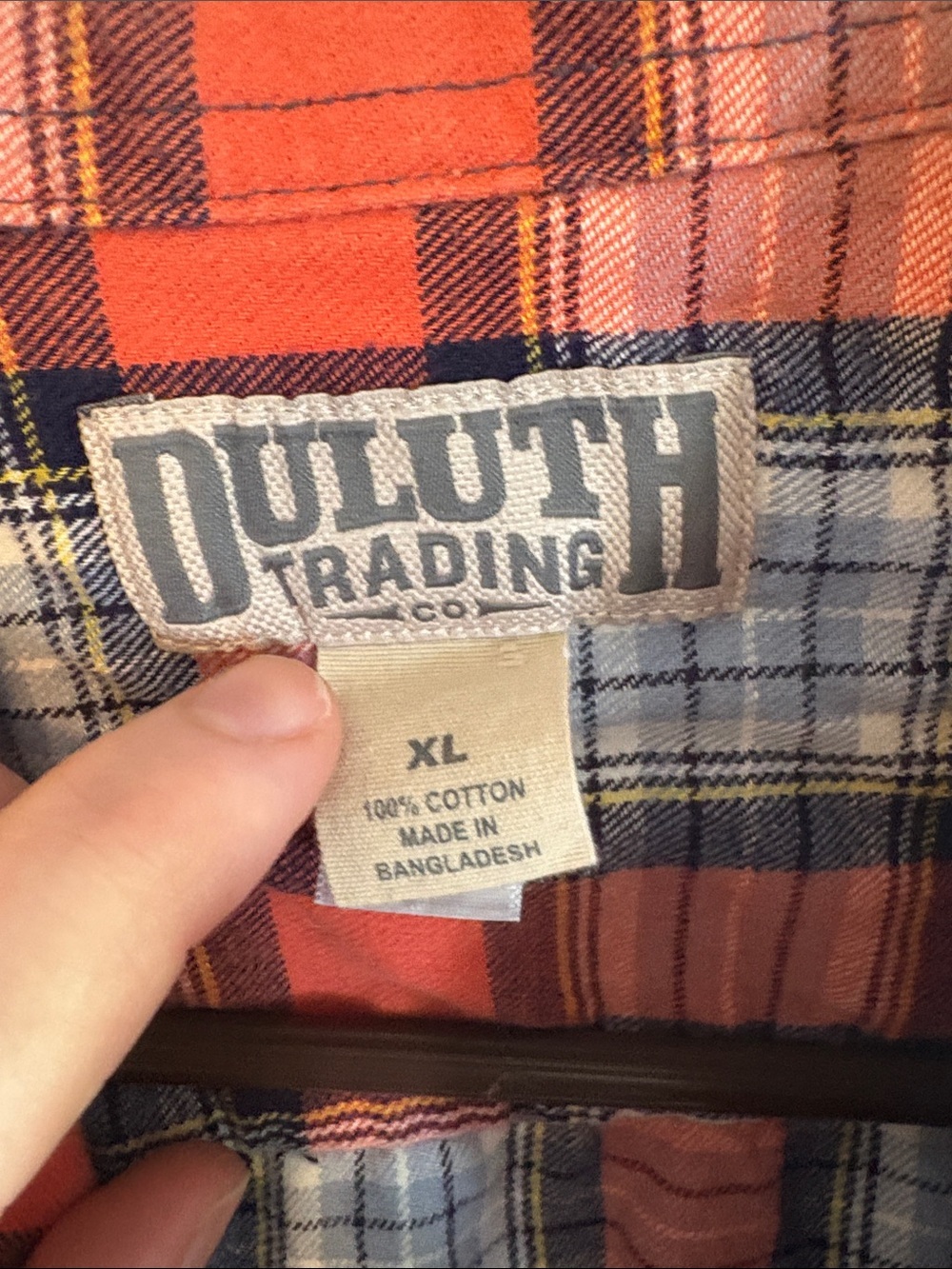 Duluth Trading Company Cotton Flannel button down shirt - Picture 2 of 7